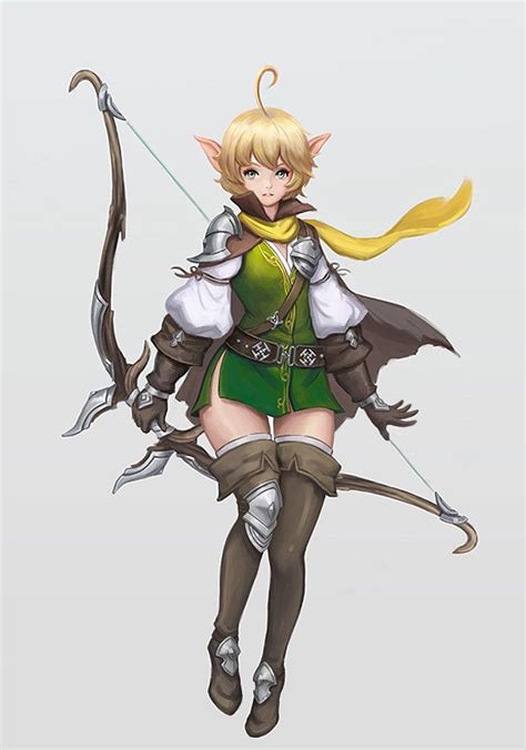 elf archer, soo young Park on ArtStation at https://www.artstation.com ...