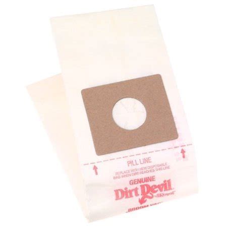 Dirt Devil Royal Vacuum Bag Type E Fits Royal Carded by Dirt Devil ...