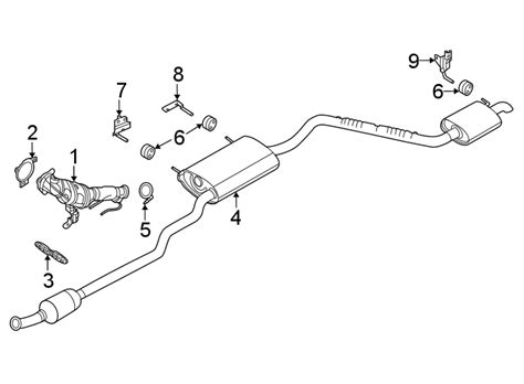 Ford Maverick Exhaust System Hanger Bracket (Front, Rear) - NZ6Z5277D ...