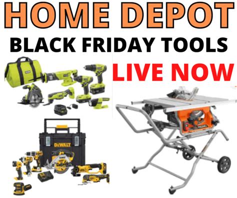 Home Depot Black Friday Tool Deals ARE LIVE and Up to 66% OFF!