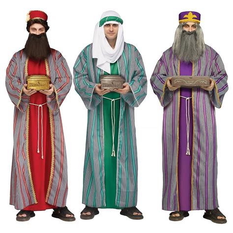 Three Wise Men Costume Adult Christmas Nativity Fancy Dress # ...