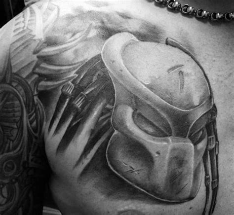 50 Predator Tattoo Designs For Men - Sci-Fi Ink Ideas