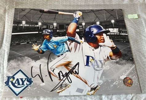 8x10 Wander Franco Autograph with Certificate of Authenticity - Metzger Property Services LLC