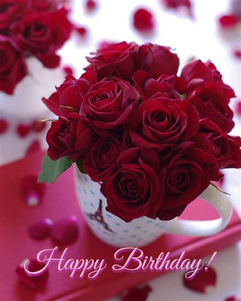 Pin by Nonglak Jantaraprapa on Happy Birthday | Happy birthday flower ...