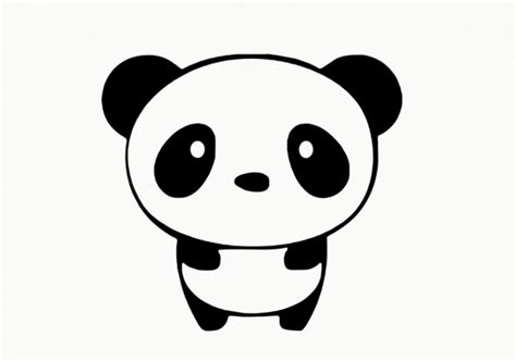 Cute Panda Drawing-Step by Step