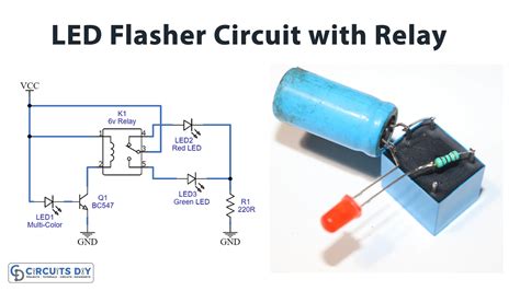Simple 12v Led Flasher Circuit Diagram - Wiring Diagram
