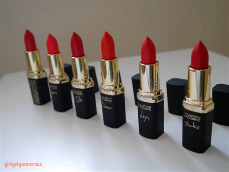 L'Oreal Collection Exclusive 2015 Red Lipsticks + Polishes ...