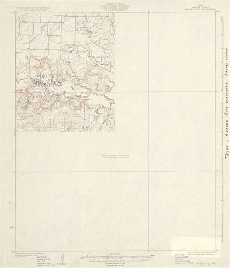 Archer County Historical Topo Maps – Tagged "Texas Topographic Maps ...