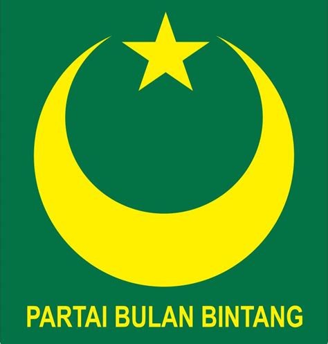 Logo Partai Bulan Bintang (Pbb) Format Cdr Dan Png