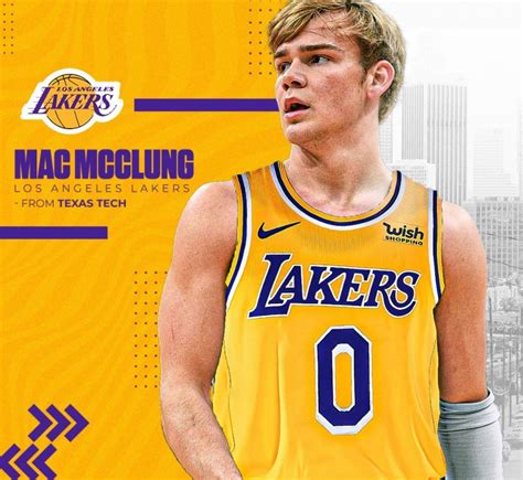 PHOTO Mac McClung In A Lakers Jersey