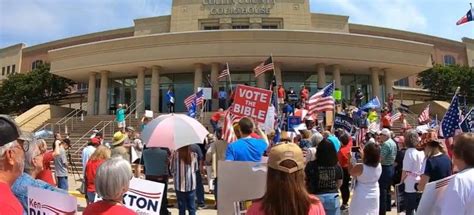 Supporters rally to support Ken Paxton after being impeached by the Texas House - KESQ