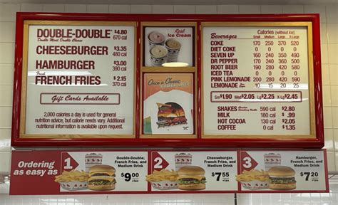 Updated In-N-Out Burger Menu with Major Price Increases (2024)