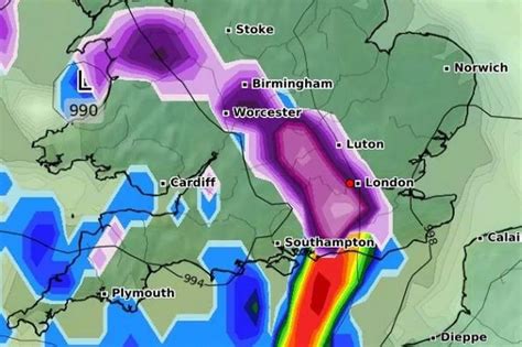 Sussex weather: Updated maps show exact time snow is set to fall this weekend - SussexLive