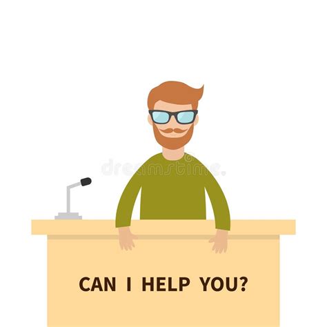 Help Desk Cartoon Stock Illustrations – 2,776 Help Desk Cartoon Stock ...