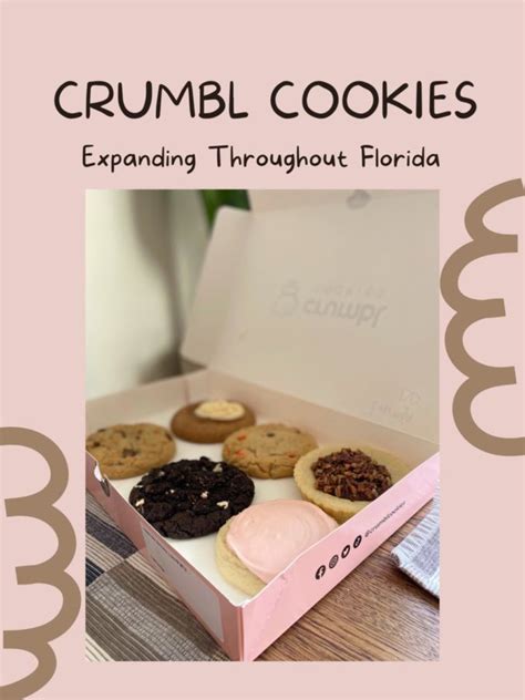 Crumbl Cookies; expanding throughout Florida - PHS News