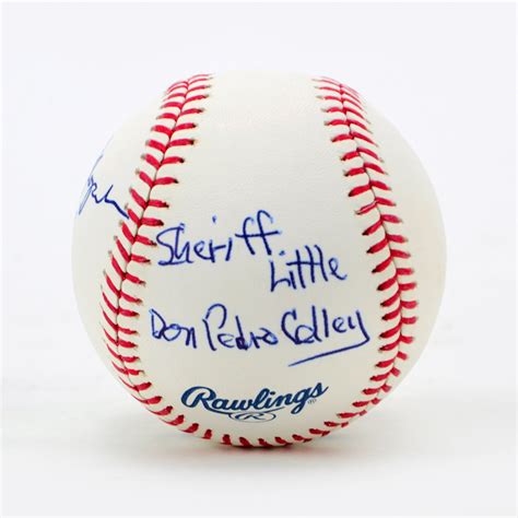 Lot Detail - Tom Wopat, Don Pedro Colley Dukes of Hazzard Autographed MLB Baseball