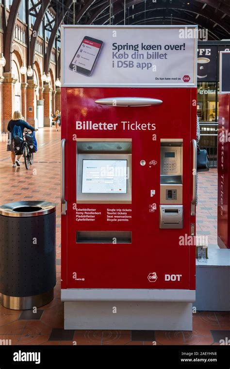 Train ticket machine copenhagen hi-res stock photography and images - Alamy