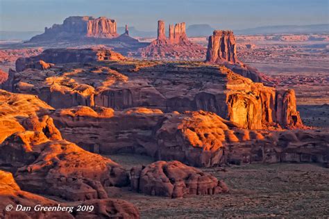 View from Hunts Mesa - Sunrise photo - Dan Greenberg photos at pbase.com