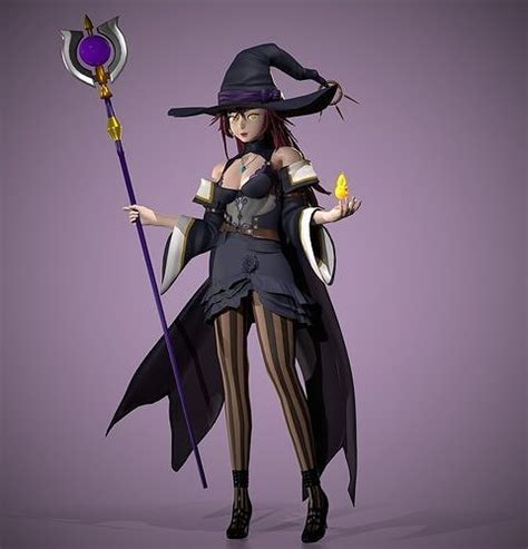 3D model Wizard Game-ready character VR / AR / low-poly | CGTrader