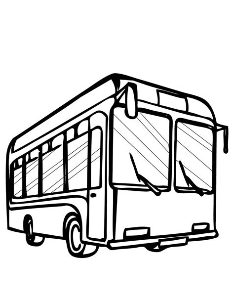 Desenhos de onibus para colorir - Atividades Educativas