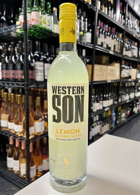 Western Son Lemon Vodka 750ml - Divino