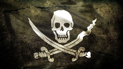 Jolly Roger, skull, pirates, skull and bones, digital art, HD Wallpaper ...