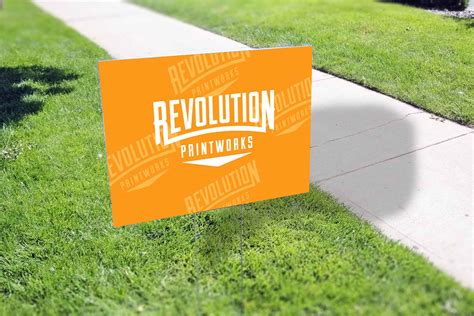 Custom Yard Sign and Lawn Signs | Revolution Printworks