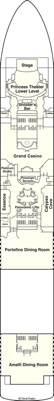 Star Princess Deck Plans, Ship Layout & Staterooms - Cruise Critic