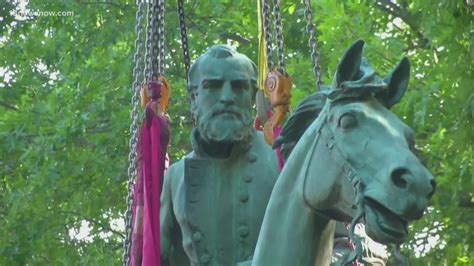 Charlottesville Robert E. Lee statue melted down | 13newsnow.com