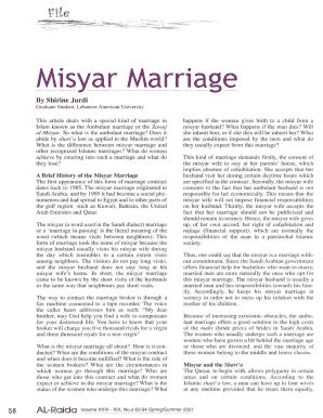 Fillable Online Misyar Marriage Fax Email Print - pdfFiller