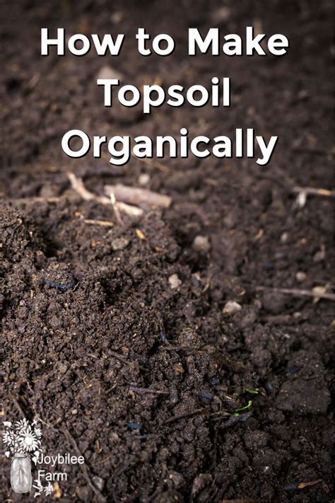 9 Ways to Make More Topsoil Organically | Joybilee® Farm | DIY | Herbs ...