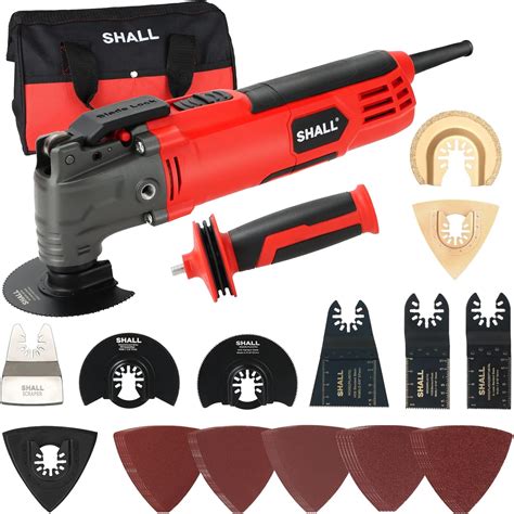 Buy SHALL Oscillating Tool, 500W Oscillating Multitool Kit with 5 ...