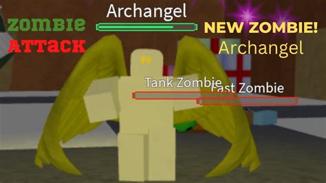 NEW! Zombie Attack New "Archangel" Zombie! | Roblox - YouTube