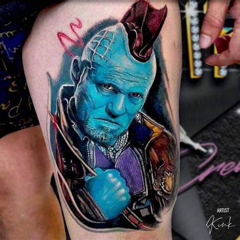 Yondu Portrait Realism Tattoo Celebrity Ink™ | Cool tattoos, Portrait tattoo, Tattoos