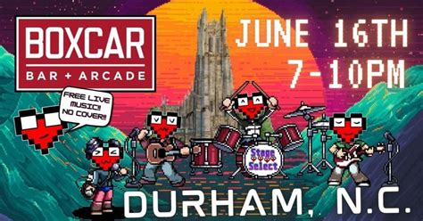 Stage Select at Boxcar Durham NC, Boxcar Bar + Arcade (Durham, NC ...