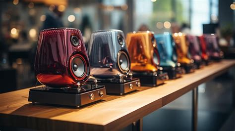 Premium AI Image | Speakers in a store