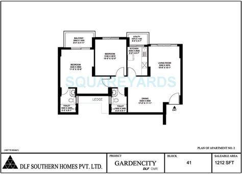 DLF Gardencity Floor Plans - Semmenchery, Chennai