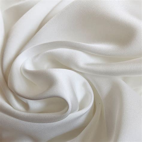 White Milk Silk Satin Fabric Silk Fabric by the yard Wedding | Etsy