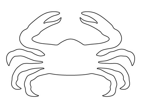 Printable Crab Craft Template