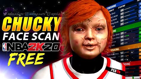 CHUCKY FACE SCAN FOR FREE | NBA 2K20 | CUSTOM FACE SCAN - YouTube