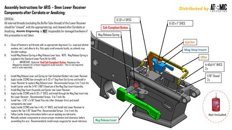 AR 15 Schematic Drawing