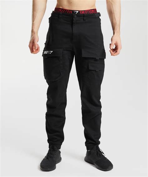 Gymshark GS x David Laid Cargo Pants - Black | Gymshark