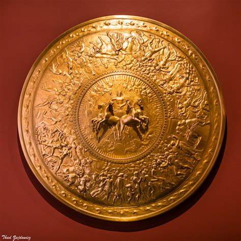 Shield of Achilles | Silver-gilt shield modeled after Homer'… | Flickr