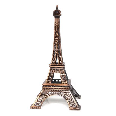 Metal Eiffel Tower Paris France Souvenir, 15-inch, Brown - Walmart.com