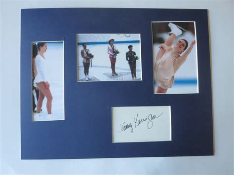 Winter Olympics Nancy Kerrigan Wins 1994 Silver Medal Besting Tonya Harding & Her Own Autograph ...