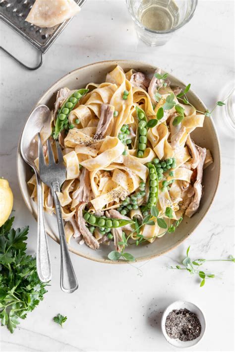 creamy lemon chicken pappardelle | With Spice