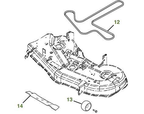 John Deere Z445 Mower Deck Belt Replacement