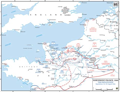 German Wwii Map Of Normandy