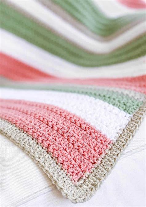 Quick and Easy Crochet Pattern - Easy Crochet Blanket with Texture - Daisy Cottage Designs