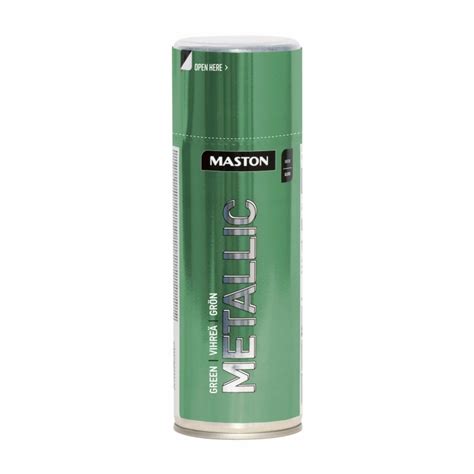 Maston Spray Paint Metallic Gloss Green 400ml – Sprayster